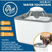 Paw Perfect Pet Water Fountain Portable Pet Fountain BPA Free