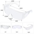 thumbnail image 5 of Gafas de seguridad para usuarios de gafas, protección contra el viento y los rayos UV, gafas de visión completa, gafas EN166, gafas de esmerilado para conducción, laboratorio, obras de const JFHHH pequeña, 5 of 5