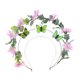 thumbnail image 1 of KAKOWELY Diadema en capas con corona de flores, tocado de carnaval, diadema de mariposa para novia, 1 of 4