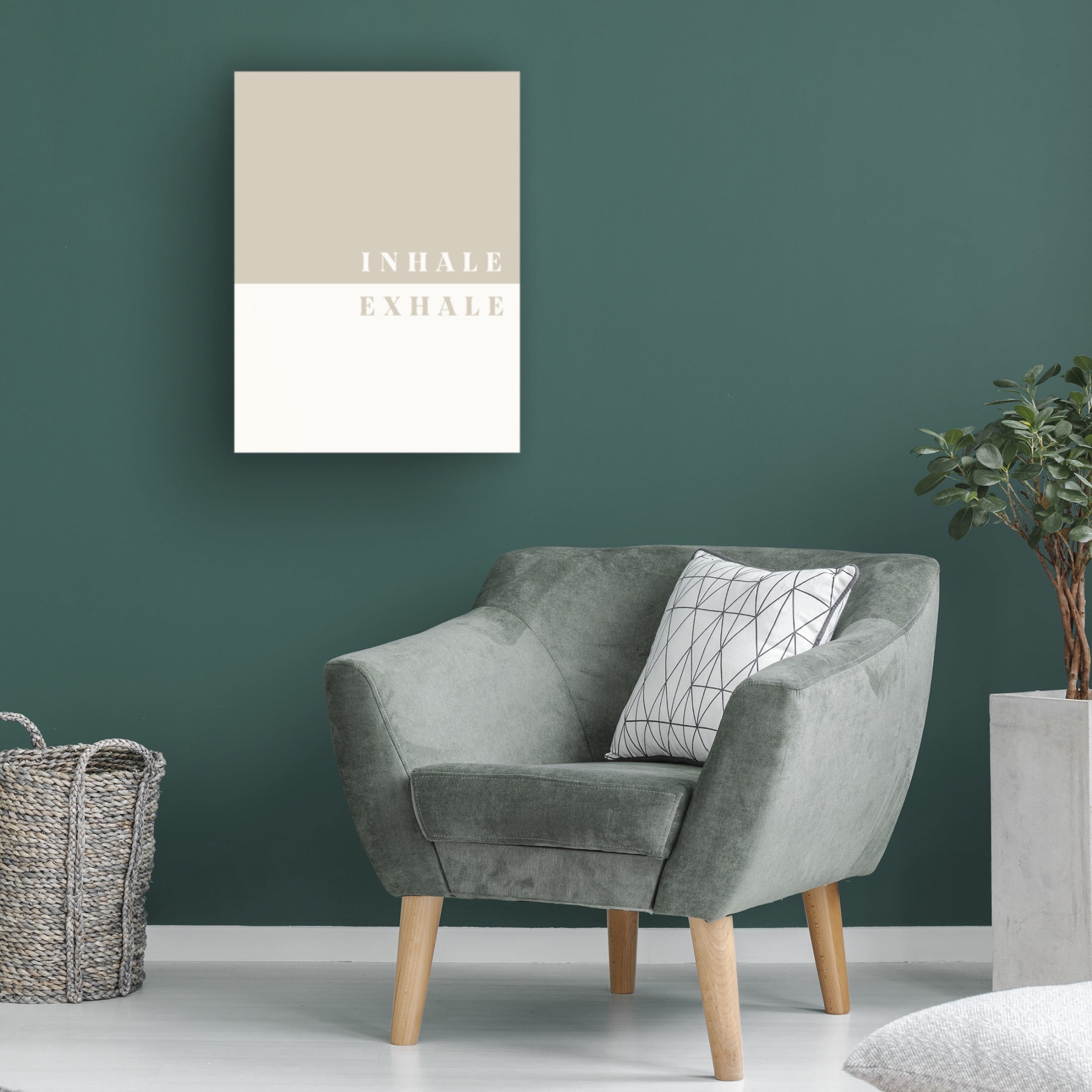 Trademark Fine Art Aislinn Simmonds Inhale, Exhale Canvas Wall Art