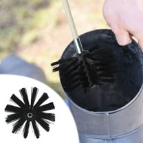 4 Inch & 6 Inch Nylon Chimney & Dryer Vent Cleaning Brush | M8 Thread Lint Remover | For Dryer Duct & Chimney Cleaning | Includes 1 Brush