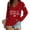 Red, variant on American Flag Shirts for Women 4th of July T Shirt USA Stars Stripes Patriotic Tops Casual Long Sleeve Tees Sky Blue M