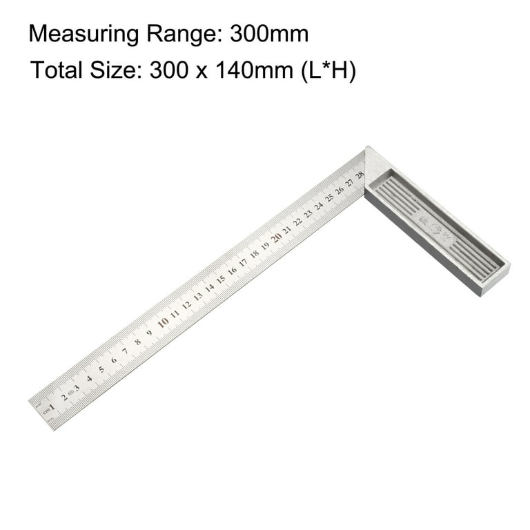 150x300mm 90 Degree Stainless Steel Right Angle Ruler for