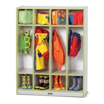 4 Section Coat Locker - Key Lime