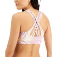 thumbnail image 2 of Ideology Women's Tropic Tie-Dyed Sports Bra Tropic Fusion Purple Size S MSRP $25, 2 of 2