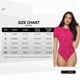 thumbnail image 5 of Kdxio Rose Red Glitter for Women's Short-Sleeved Onesie Stylish Round Neck Pajamas Bodysuit Jumpsuit Nightwear-XX-Large, 5 of 7