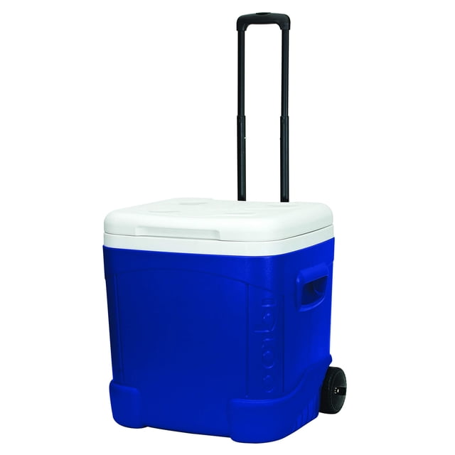 Rollo de hielo Cooler Igloo Ice Cube de 60 cuartos de galón, azul océano