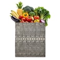 thumbnail image 1 of Sac en Toile Grain de Bois Bohème – Style Nordique Sac de Courses Réutilisable, 1 of 5