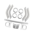 thumbnail image 4 of Kit de molduras para decoración de interiores, reemplazo único, fácil de usar, resistente al desgaste, conveniente, elegante, antiarañazos, práctico y Plata, 4 of 8