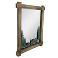 thumbnail image 2 of Zeckos 26 inch Painted Black Bears Wood And Metal Wall Mirror Forest Bathroom Decor, 2 of 8