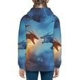 thumbnail image 6 of Kdxio Red And Blue Fire Dragon A Pattern Kids Boys Girls Zip Up Hoodie 3D Printed Hooded Sweatshirt Hoody Coat with Pocket 7-12 Y-Small, 6 of 6
