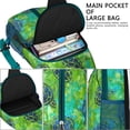 thumbnail image 3 of Crossbody Sling Backpack for Women Men Green Watercolor Sea Turtles Shoulder Sling Crossbody Casual Chest Bag for Travel Sports Running Hiking, 3 of 5