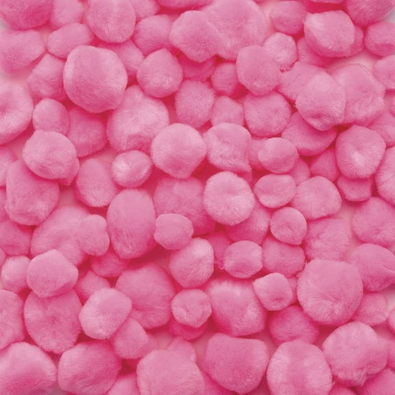 Colorations Pom-Poms, Pink - 100 Pieces