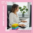 thumbnail image 4 of Colored Index Cards A7 - 300 Count Flash Cards for Studing,Note Cards Index Cards Ruled Colorful Notecards 6 Colors (50 Sheets Each), 4 of 4