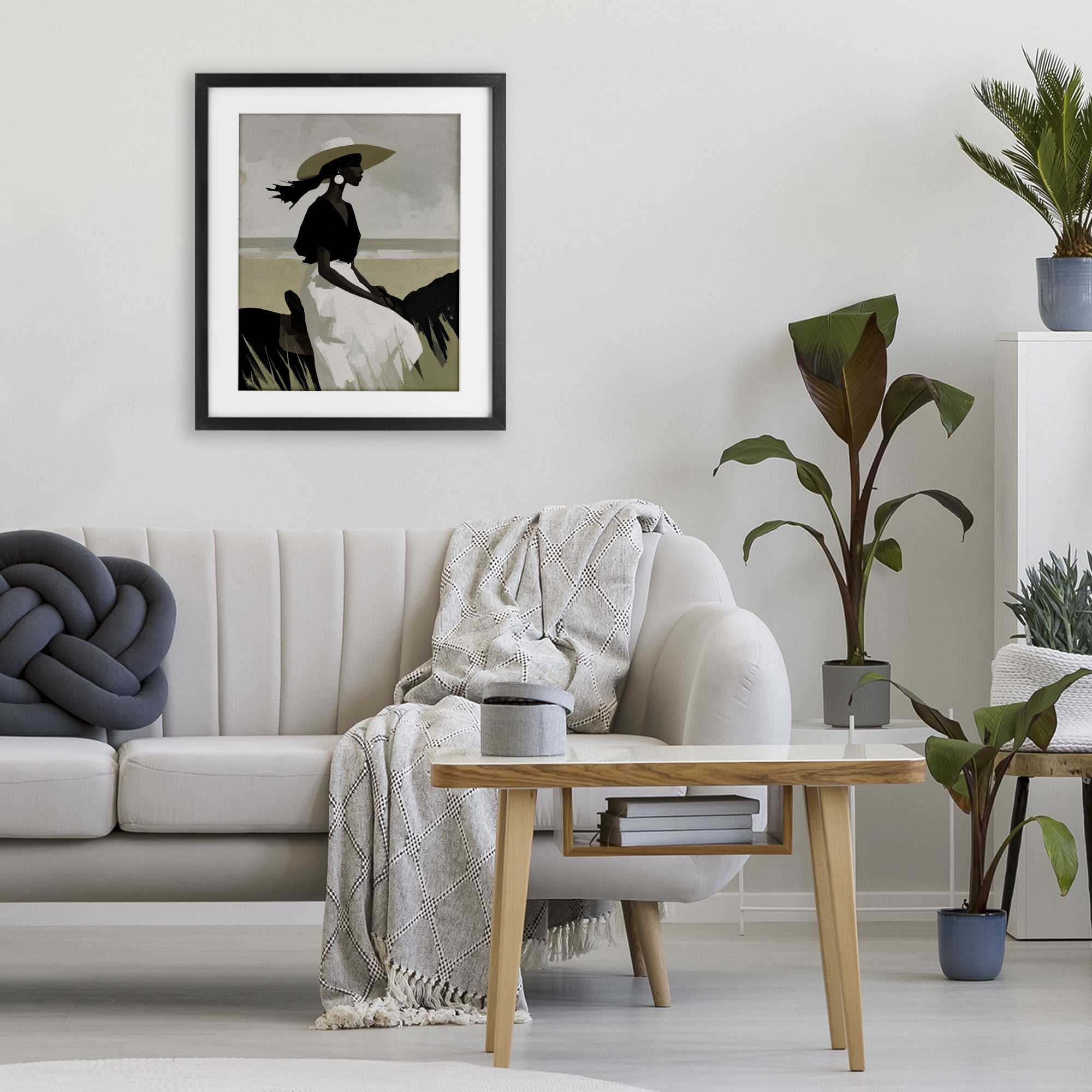 Stupell Industries Equestrian Windswept Muse Black Framed Print Under Glass, design by Svetlana Aleynikova