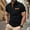 A_ Black, variant on Fashion YLSDY Men's Button Collared Shirts 2025 Short Sleeve Casual Button Collared T Shirt Color Block Slim Fit Golf Shirts with Pocket Black XXXL