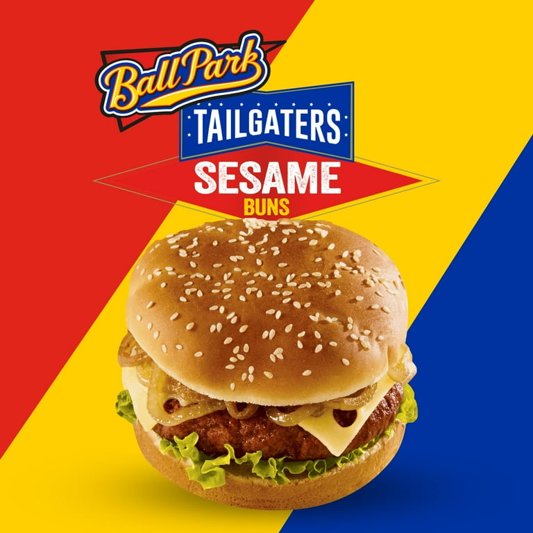 Ball Park Tailgaters Sesame Buns, 12 count, Hamburger Buns, 32 oz
