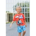 thumbnail image 2 of Thomas & Friends Toddler to Big Kid Train T-Shirt Tank Top Set, 3 Pieces Blue/Gray/Red, 2 of 5