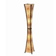 thumbnail image 3 of Eangee Home Design Hourglass Giant Floor Lamp, Shade Made Of Jackfruit Leaves, 13x13x72 Inches, 3 of 5