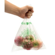 Roll of 1000 Clear Produce Bags 5 A Day for Better Health 12 x 17 Food Storage Bags On A Roll 12x17 Thickness 0.5 Mil High Density Poly Bags for Food Fruit Vegetables Meat Cheese, Wholesale Price