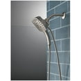 thumbnail image 3 of Delta 58474-25 In2ition 2.5 GPM Multi Function 2-In1 In2ition Shower Head And Hand Shower, 3 of 7