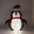 thumbnail image 4 of Navidad LED, Papá Noel al aire libre, Navidad LED Luz Muñeco de nieve, Plegable y retráctil, IPX65 a prueba de agua, Decoración de jardín 56x36 cm (Luz blanca) Xemadio WLJ-4094, 4 of 5