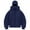 Navy, variant on TTUHYWXI Balaclava Hoodie Jacket for Women Men, Y2K Zip Up Fashion Outerwear Double Layer Hooded Pullover, Winter Hip Hop (Clear, S)