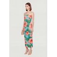 thumbnail image 2 of Women's Floral Print Tube Maxi Dress, 2 of 3