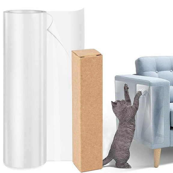 Cat Scratch Furniture Protector 108" L x 18" W Couch Protector from Cat Claws, Durable Anti-Scratch Furniture Protectors From Cats Scratching, Cat Couch Protector Sofa Covers Protect Furniture from D