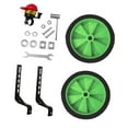 thumbnail image 3 of Ruedas de entrenamiento para bicicleta infantil, ligeras y portátiles, para bicicletas de 12, 14, 16, 18 y 20 pulgadas. verde, 3 of 9
