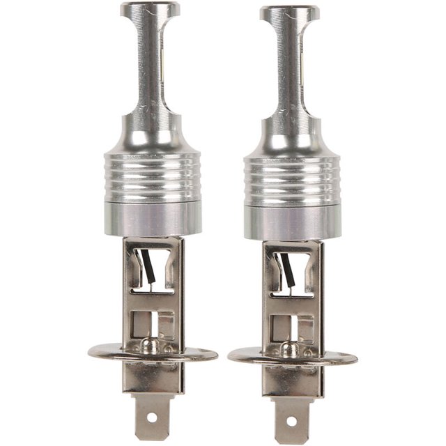 2 PCS H7 LED Bombillas de luz antiniebla H1, H3, H4, H6,9005, H8 Faros de automovil Luz antiniebla para automovil 6000K Luz blanca para correr 20W / Bombilla, H1 esquí esquí Gafas de esquí