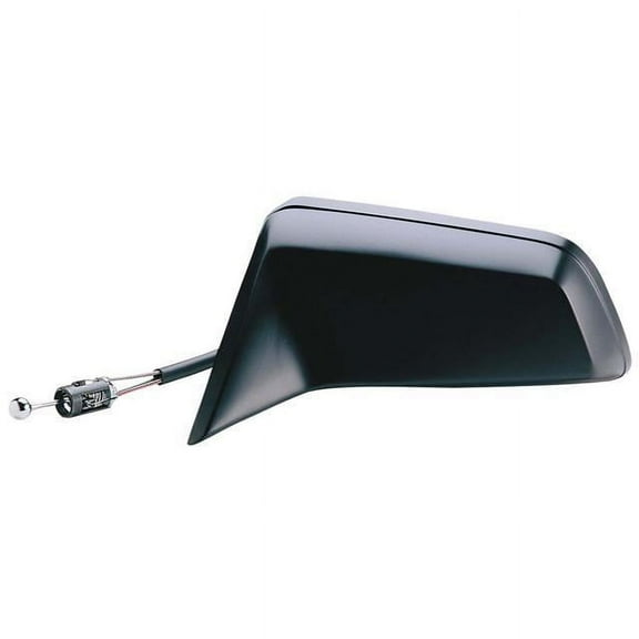 62518G - Fit System Driver Side Mirror For 82-96 Buick Century, 90-92 Chevy Celebrity Sport, 83-94 Olds. Cutlass Ciera, Black, Non-Foldaway, Manual Remote Fits select: 1982-1990 CHEVROLET CELEBRITY