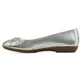thumbnail image 3 of Cliffs by White Mountain Cheryl Women's Flats Color: White Burnished Smooth Size: 9 WIDE, 3 of 4
