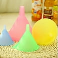 thumbnail image 3 of 5 Pcs Plastic Funnel Set Funnels, Multipurpose Funnels Wide Mouth Funnel, Rainbow Colours Kitchen Suitable for a Variety of Bottles, Cans Kitchen Gadgets Accessories, Multicolor, 3 of 9