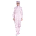 thumbnail image 4 of Overol de protección desechable DYNWAVEMX con capucha adjunta y botas Rosa XXL, 4 of 8