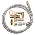 thumbnail image 3 of Auto Parts 90 Degree 41 Inch Turbo Oil Supply Line Kit T3 T4 T60 T61 T70 1/8PNT-Silver-ODL07 (One Piece), 3 of 4