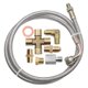 thumbnail image 3 of Auto Parts 90 Degree 41 Inch Turbo Oil Supply Line Kit T3 T4 T60 T61 T70 1/8PNT-Silver-ODL07 (One Piece), 3 of 4