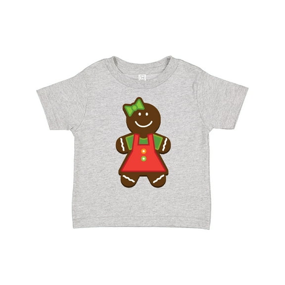 Inktastic Gingerbread Girl Christmas Boys or Girls Toddler T-Shirt