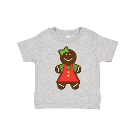 

Inktastic Gingerbread Girl Christmas Gift Toddler Boy or Toddler Girl T-Shirt