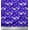 Purplish Blue, variant on Soimoi Blue Cotton Duck Fabric Hammer & Anemone Floral Print Fabric By the Yard 44 Inch Wide