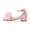 Red, variant on Gyujnb Girls Flower Applique Block Heel Sandals Soft Sole Casual Footwear, Adjustable Buckle Strap Open Toe Dress Shoes (Big Girls),11.5-12 Years