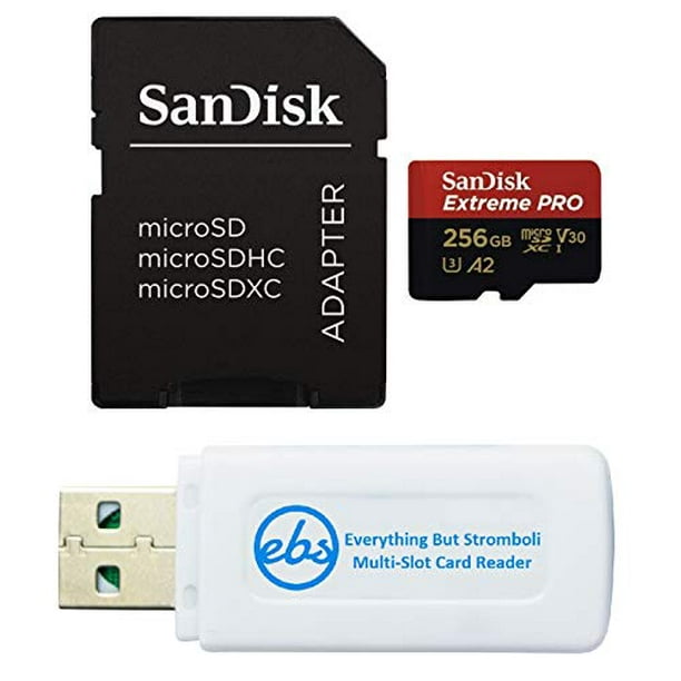 SanDisk Extreme Pro 256GB Micro SD Memory Card for GoPro Hero 9 