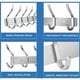 thumbnail image 4 of Perchero de pared con 6 ganchos, perchero de pared de acero inoxidable para colgar toallas (plateado, 6 ganchos), 4 of 5