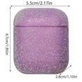 thumbnail image 3 of Estuche para auriculares con incrustaciones de diamantes de imitación con protector de auriculares inalámbricos Bluetooth con reemplazo de orificio de carga para Airpods 1/2 Inevent EL5532-02B, 3 of 7