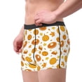 thumbnail image 3 of Bingfone Pumpkin Maple Leaves Men's Underwear - Casual Stretch Boxer Briefs-Small, 3 of 7