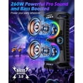 thumbnail image 2 of Altavoz Bluetooth KMAG PR-01 de 260 W de potencia máxima con graves profundos, 2 of 9