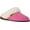 Hot Pink Leather, variant on Women's Old Friend Scuff Slipper Chestnut II Suede 11 M