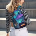 thumbnail image 5 of Bingfone Cute Fuzzy Fantasy Creatures Print Canvas College Laptop Backpack, Large Capacity Lightweight College Bookbag Casual Daypack, 5 of 5