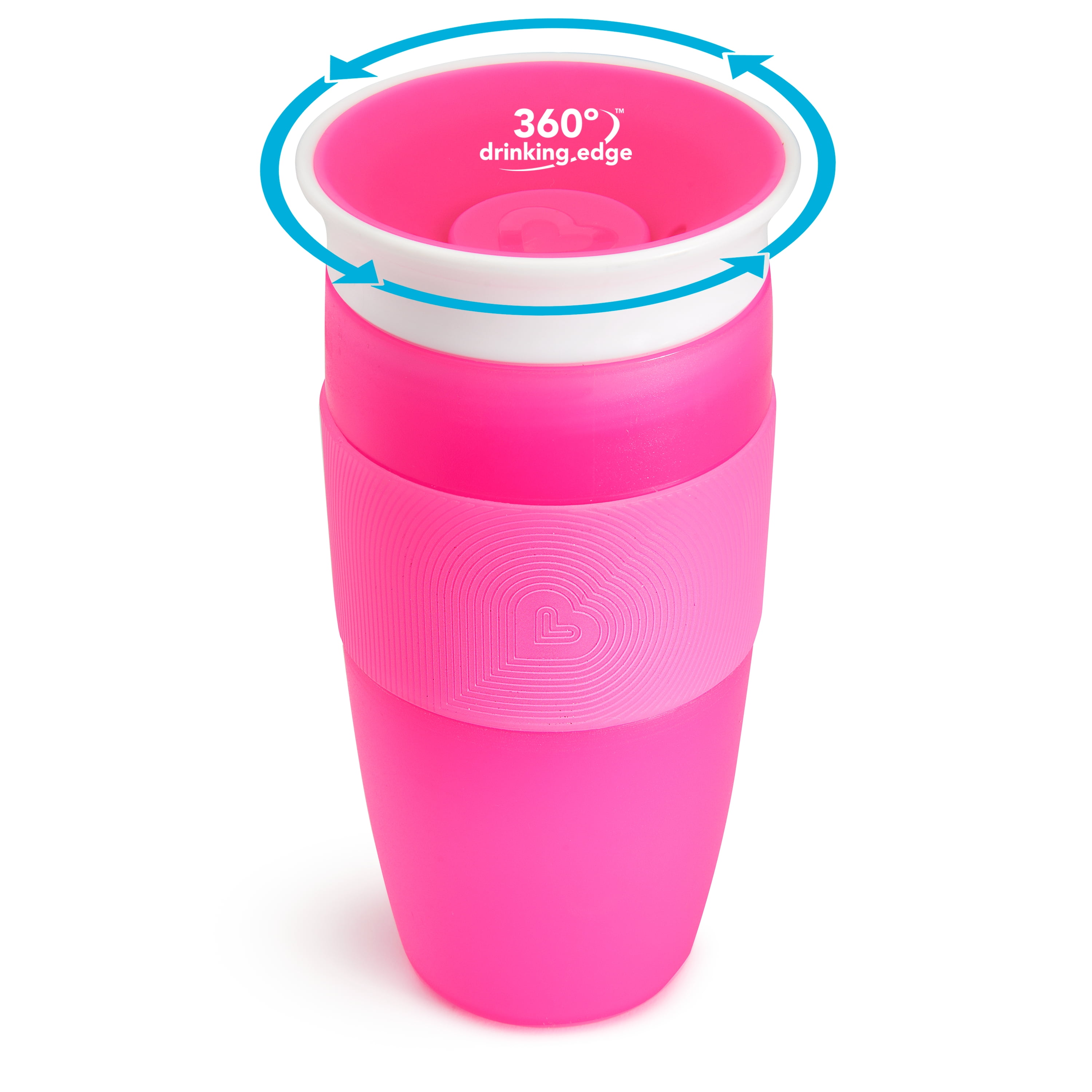 Munchkin Miracle 360 Toddler Sippy Cup 14 oz Pink Unisex