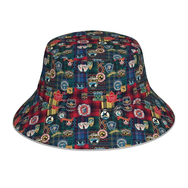 Balery Adventure Camping Badge Sombreros para el sol para hombre y mujer, sombrero de pescador con UPF 50+